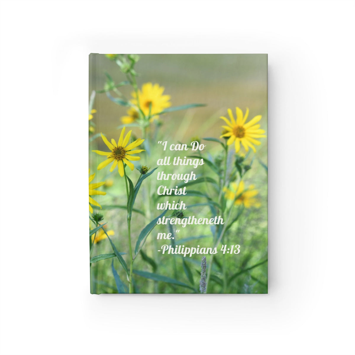 Inspirational Floral Journal- "I Can Do All Things" ..