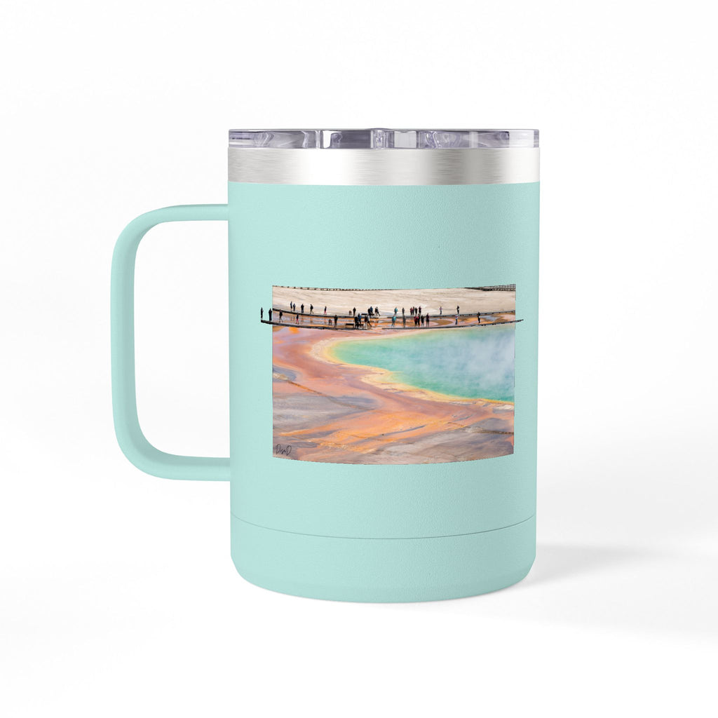 15oz Travel Tumbler Mug with Theodore Roosevelt Quote — 'Lonely Freedom' Inspirational Coffee Cup