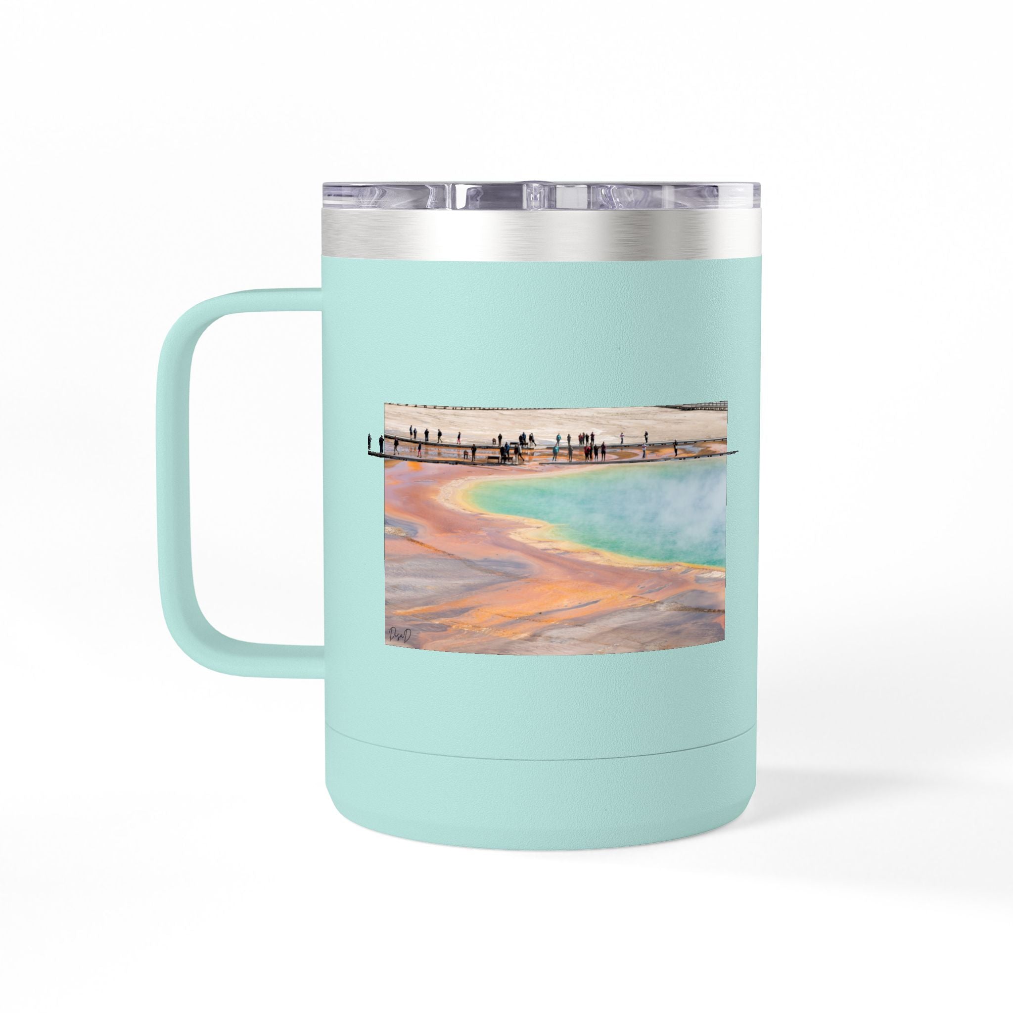 15oz Travel Tumbler Mug with Theodore Roosevelt Quote — 'Lonely Freedom' Inspirational Coffee Cup