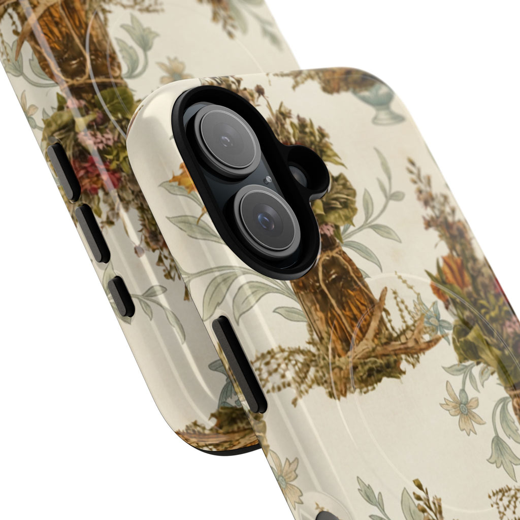 Vintage Floral Bouquet Tough Magnetic Phone Case