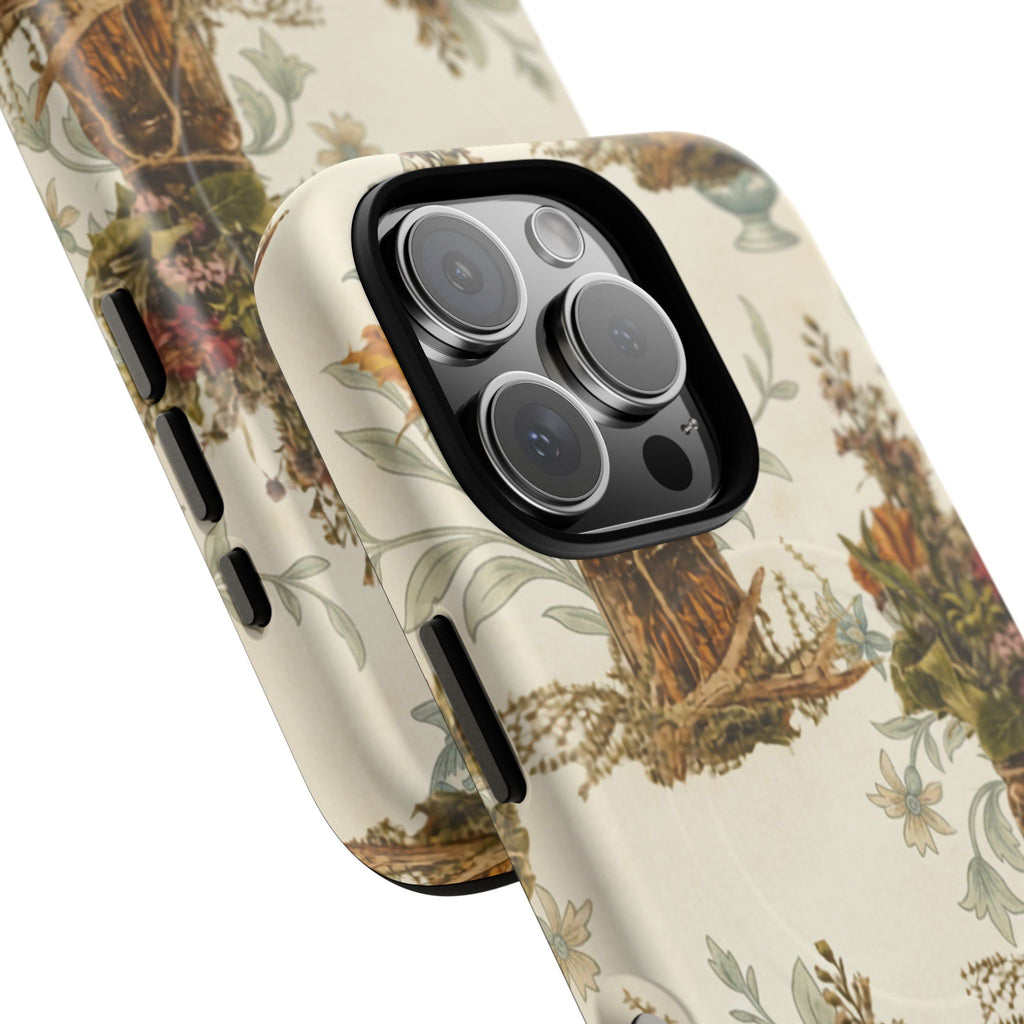 Vintage Floral Bouquet Tough Magnetic Phone Case