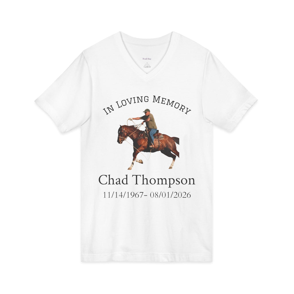 Memorial Cowboy Tee — "In Loving Memory" Personalized Tribute Shirt