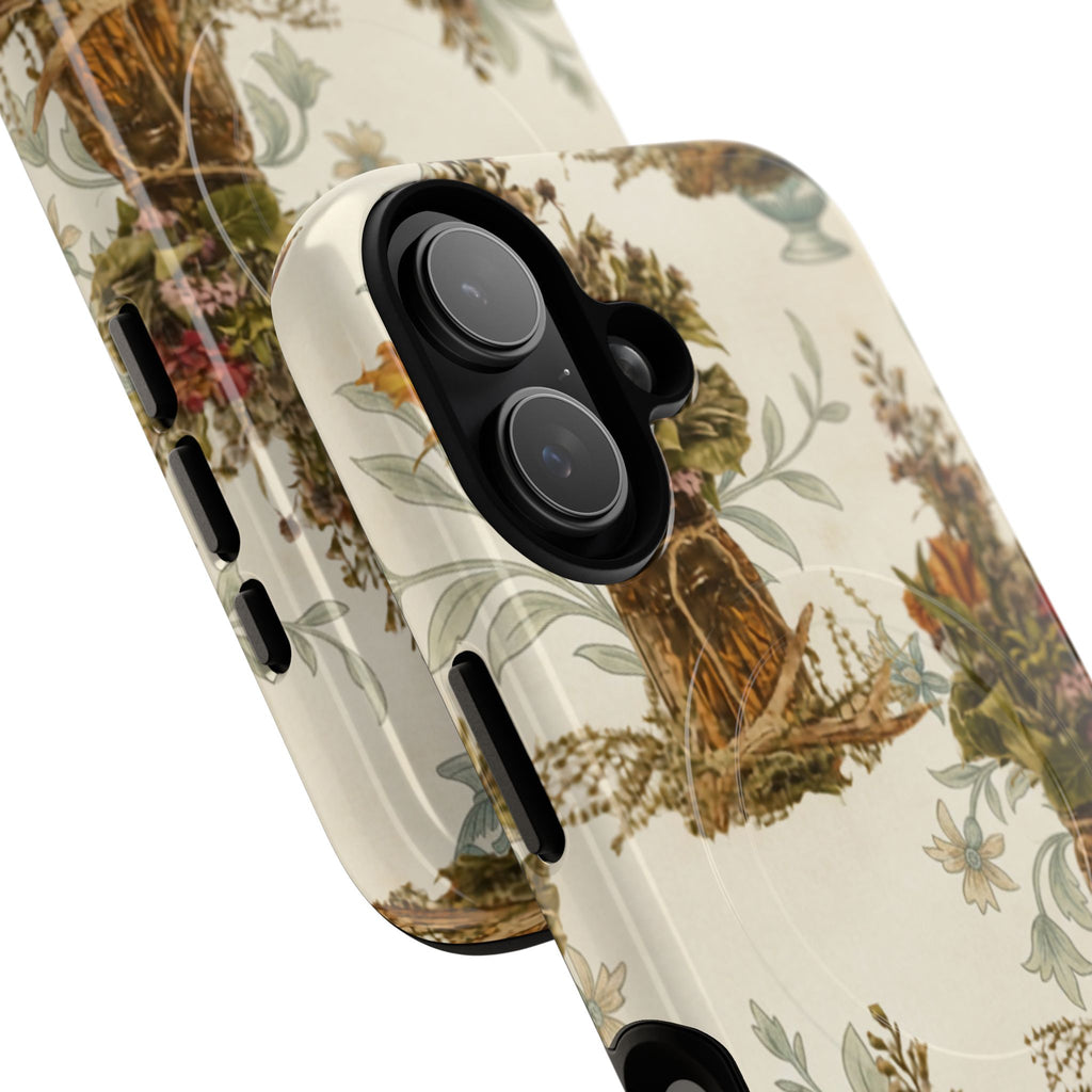 Vintage Floral Bouquet Tough Magnetic Phone Case