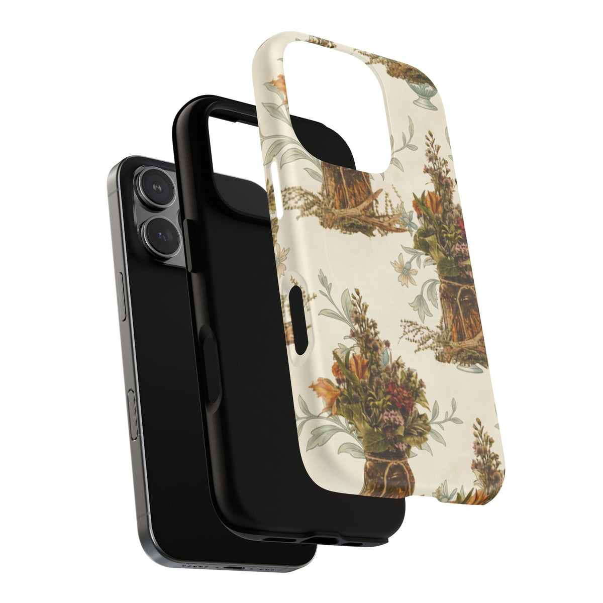 Vintage Floral Bouquet Tough Magnetic Phone Case