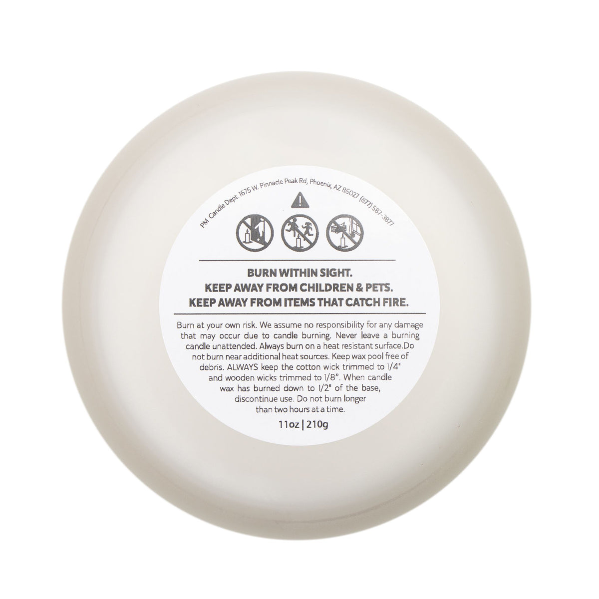 Bison Herd Frosted Glass Candle — 11oz Rustic Winter Cabin Scented Candle