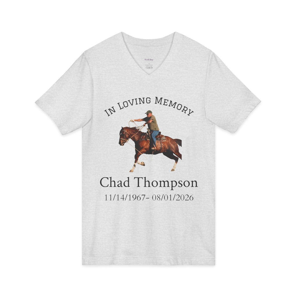 Memorial Cowboy Tee — "In Loving Memory" Personalized Tribute Shirt