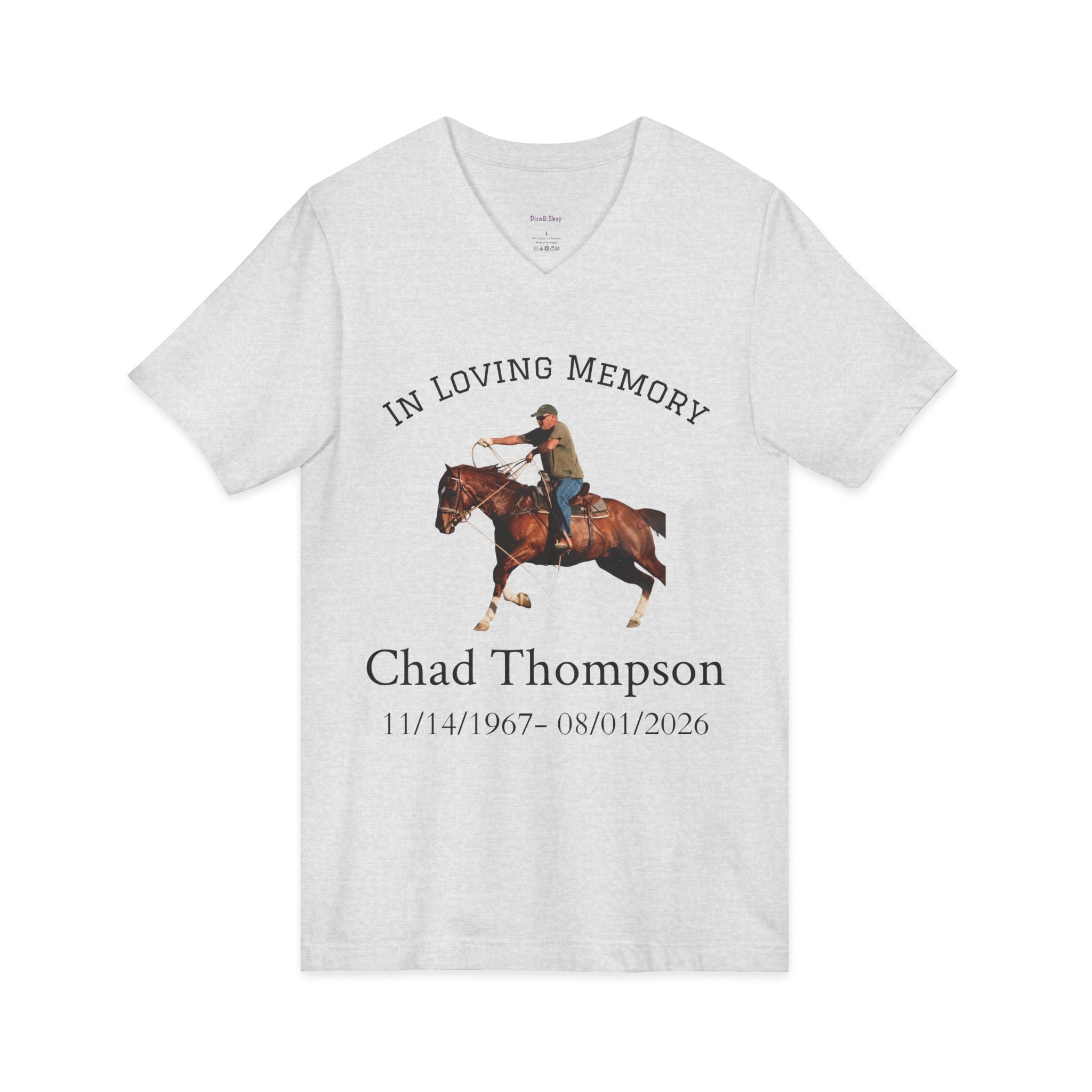 Memorial Cowboy Tee — "In Loving Memory" Personalized Tribute Shirt