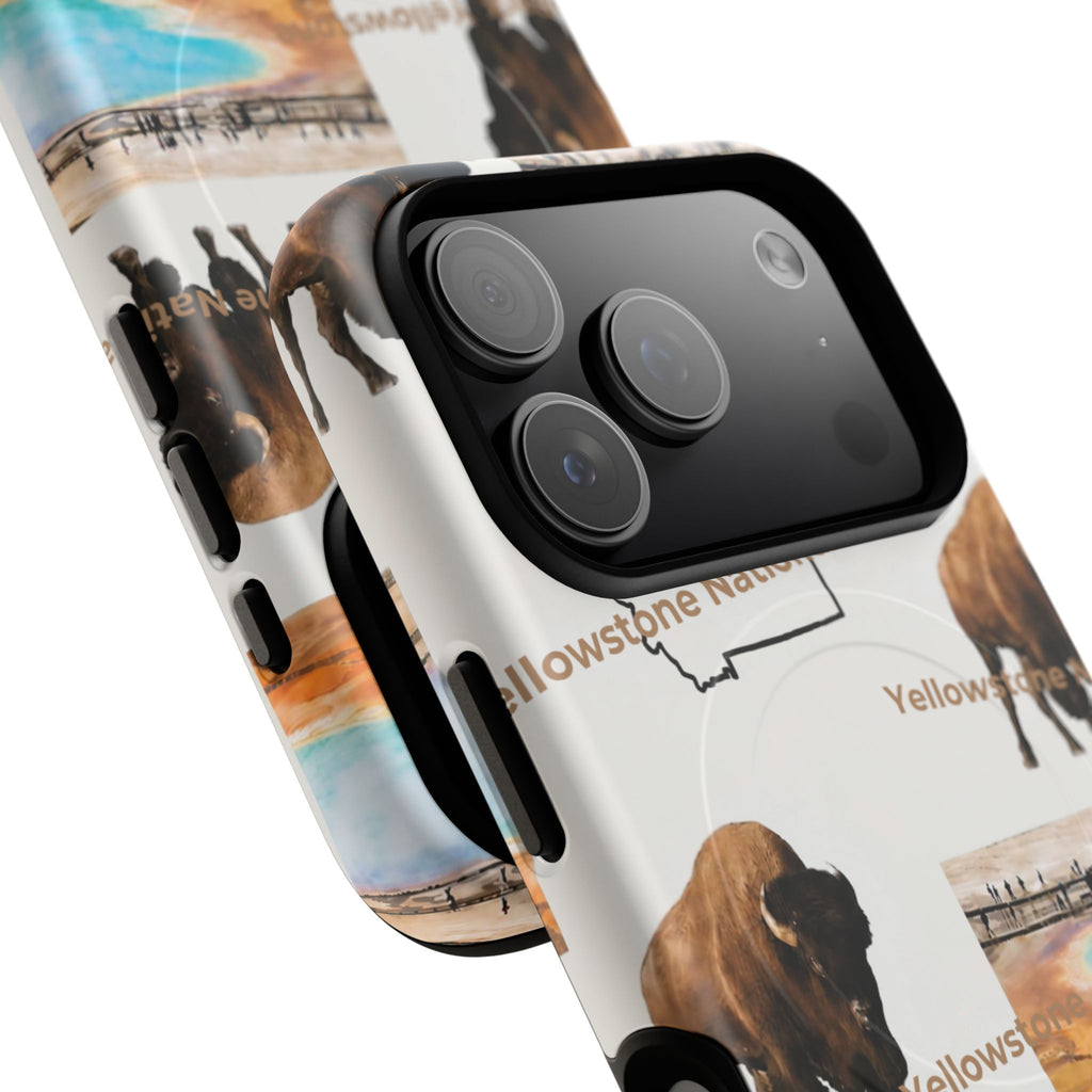 Yellowstone Bison Phone Case — Tough Magnetic Protective Case