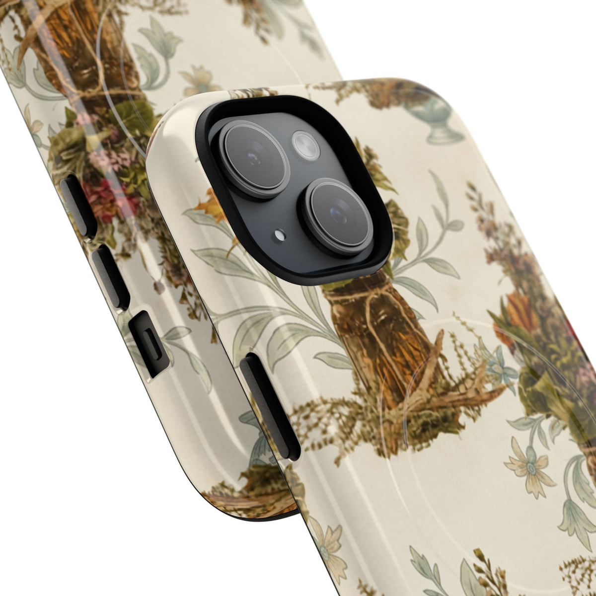 Vintage Floral Bouquet Tough Magnetic Phone Case