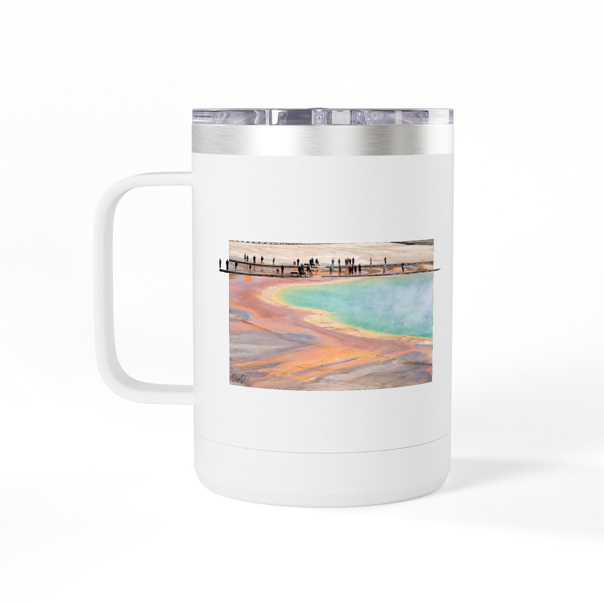 15oz Travel Tumbler Mug with Theodore Roosevelt Quote — 'Lonely Freedom' Inspirational Coffee Cup