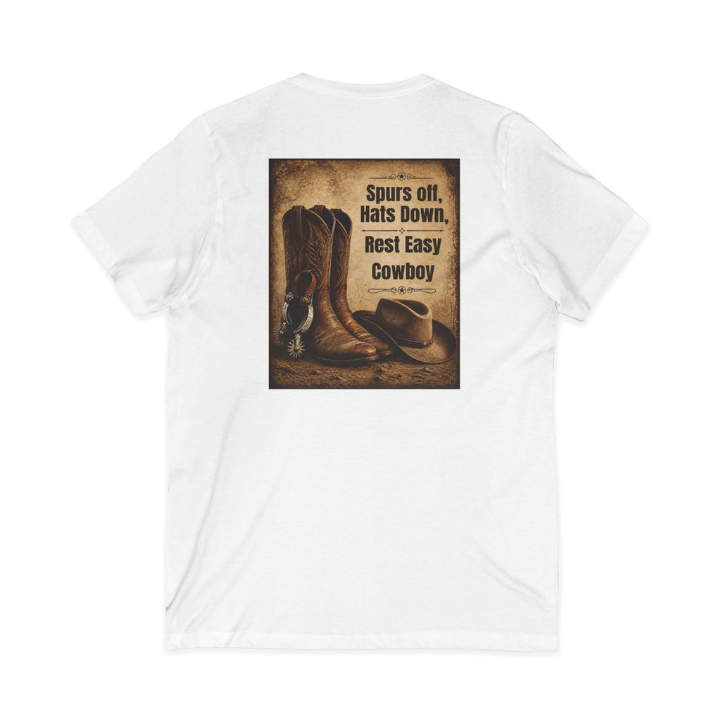Memorial Cowboy Tee — "In Loving Memory" Personalized Tribute Shirt