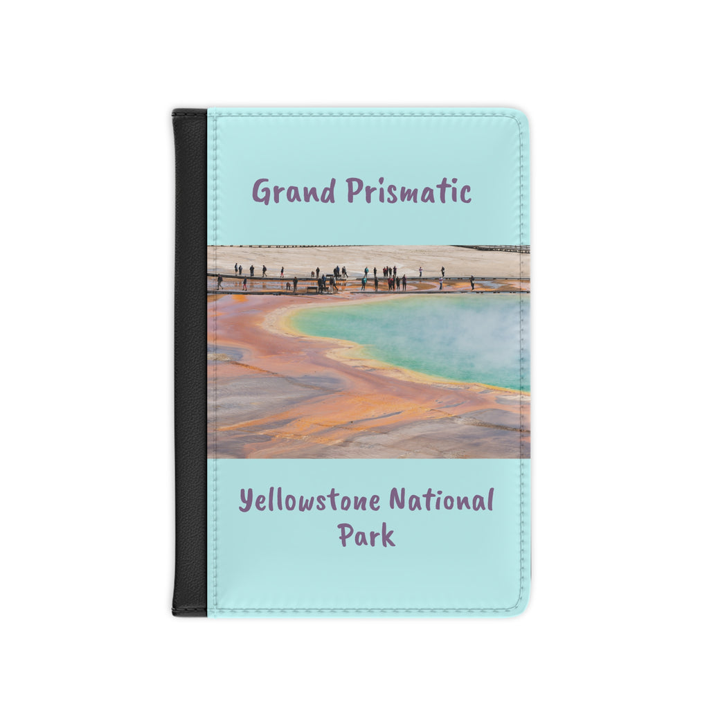 Yellowstone Grand Prismatic Passport Cover — National Park Travel Wallet