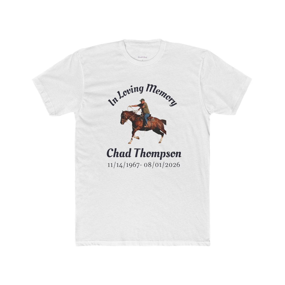 Memorial Cowboy Tribute Tee — "In Loving Memory" Western Comfort Shirt